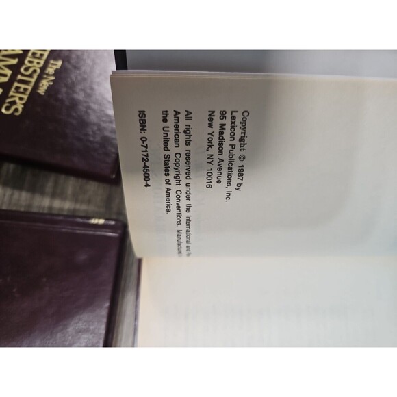 The New Websters 1986 & 1987 Dictionary, Thesaurus, Factfinder, Spelling - Picture 6 of 9